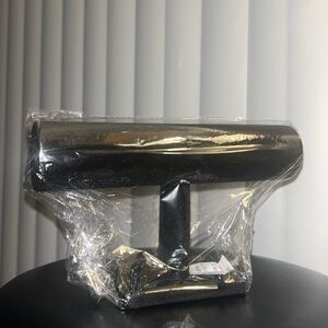 Black fur jewelry holder